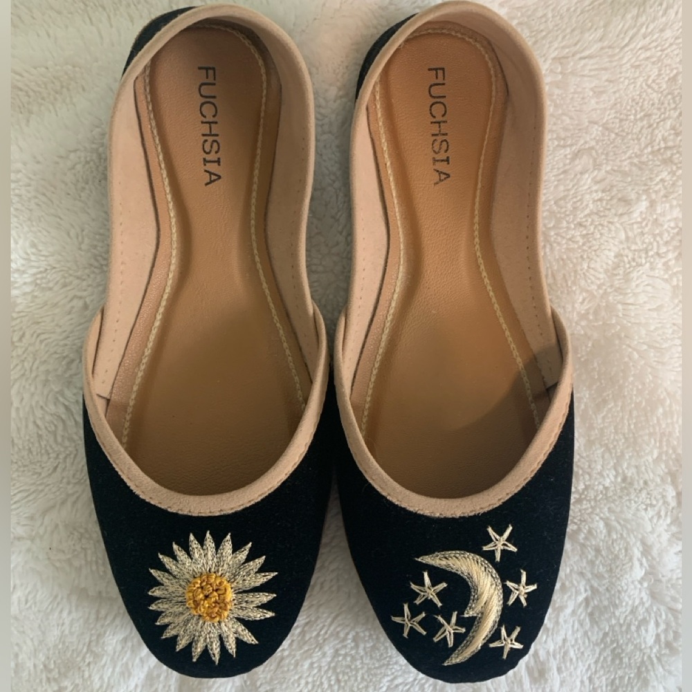 Fuchsia Sun Moon Shoes